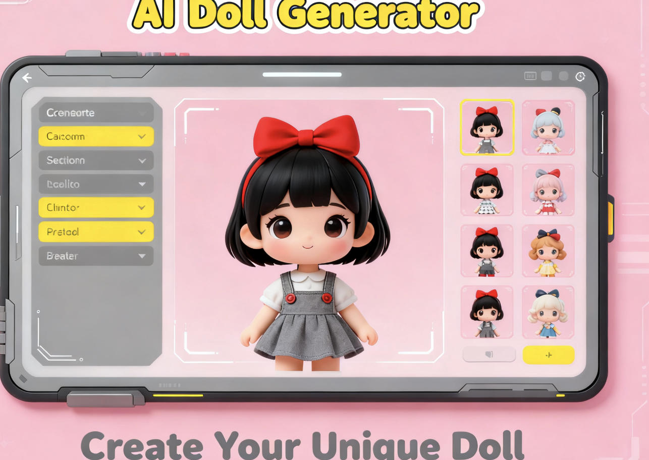 Happy customers with their custom AI-generated Blythe dolls showing joy and satisfaction